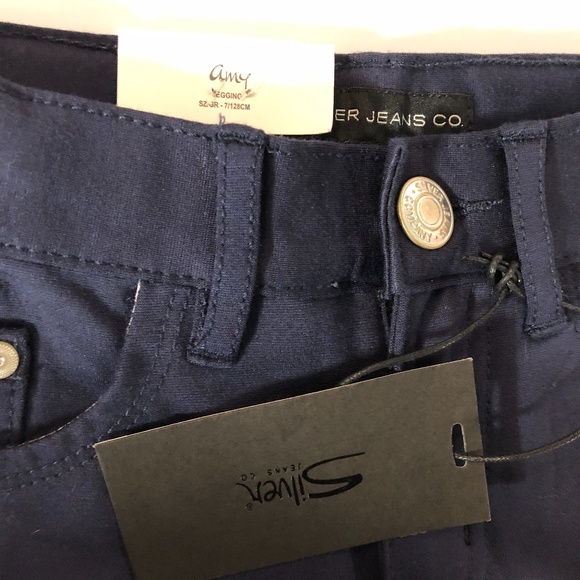 NWT Silver Jeans Amy Mid-Rise Skinny Jegging Sz 7 - Picture 6 of 12